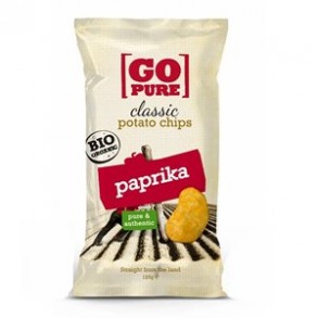 Biscuits apéritifs bio-Chips salé bio au paprika- 125 grs-BIODIS