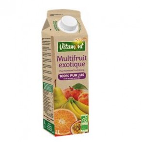 les jus de fruits-Multifruits exotique- 1 litre-VITAMONT