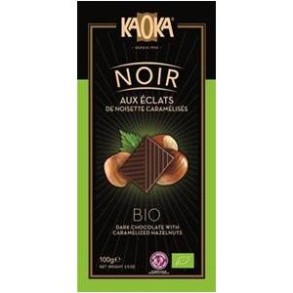 Produits Bio Chocolat Noir Noisettes caramélisées 100 grs BIODIS FRAIS