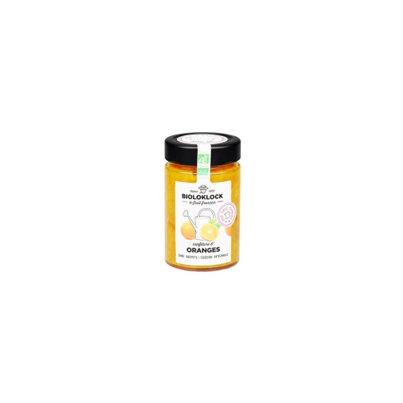 Confitures, miel et tartinable Bio-Confiture Orange Corse bio -230 grs-BIODIS