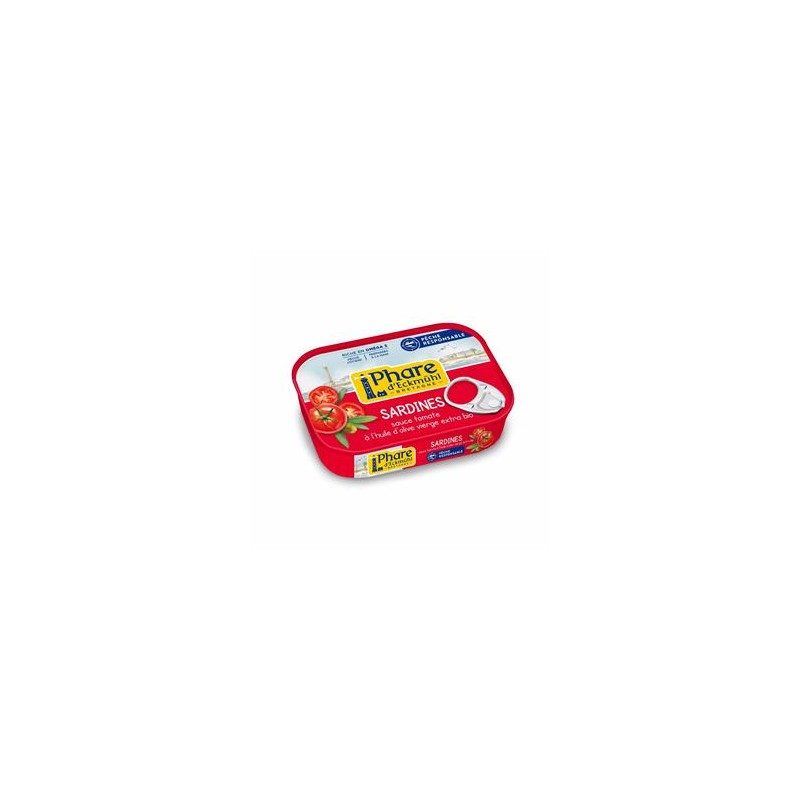 Poissonnerie-Sardines sauce tomate - 135 g-BIODIS