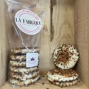 Gâteaux et biscuits-Galettes pur beurre Caramel chocolat blanc-LA FABRIQUE
